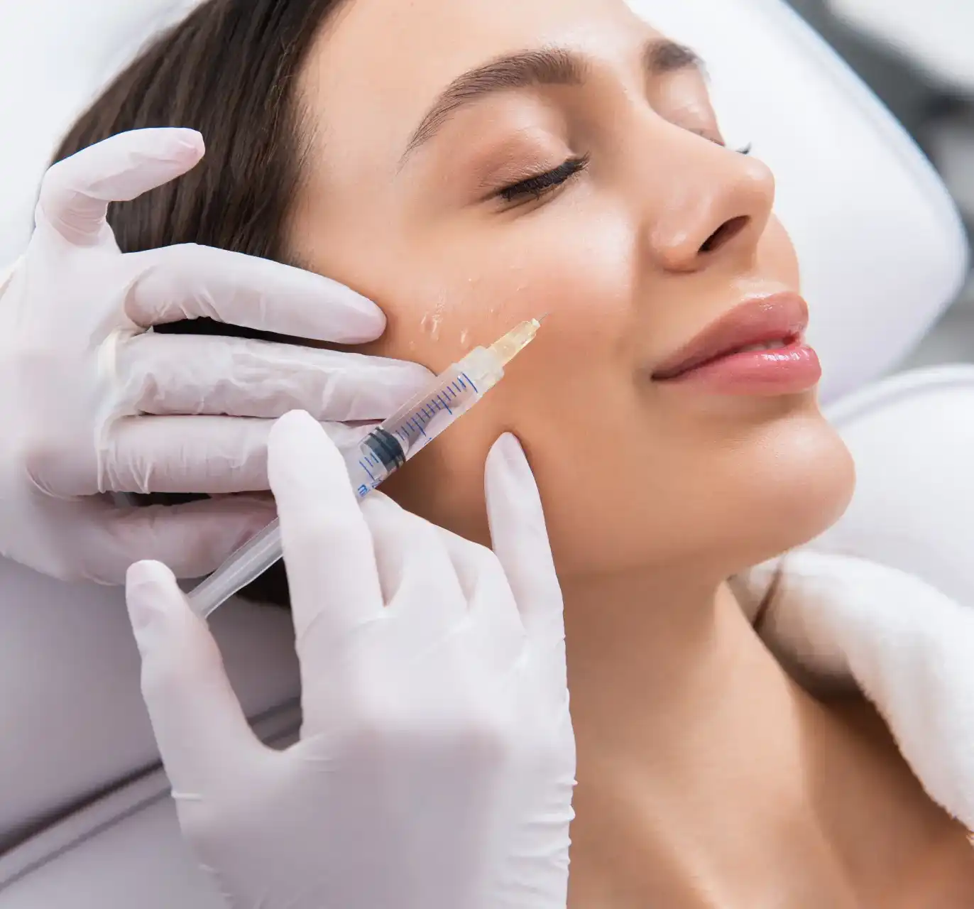 Botox injection procedure for facial rejuvenation in Auburn, MA