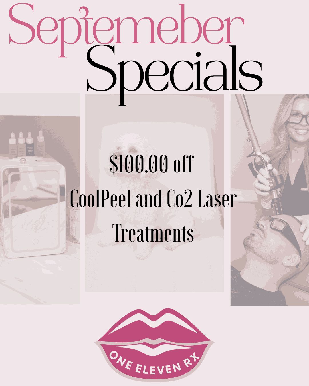 September Specials | CoolPeel and Co2 Laser Treatment