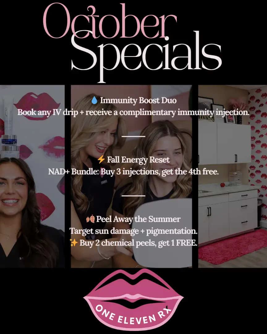 October Specials Offers at One Eleven RX in Auburn, MA.