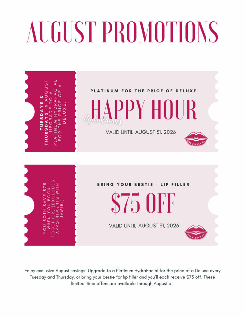 Monthly special for August